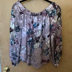 NWOT Off the shoulder floral top